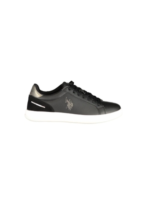 U.S. POLO ASSN. Black Polyurethane Women's Sneaker - EU35/US5