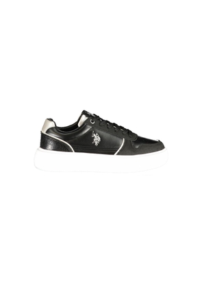 U.S. POLO ASSN. Black Polyurethane Women's Sneaker - EU35/US5