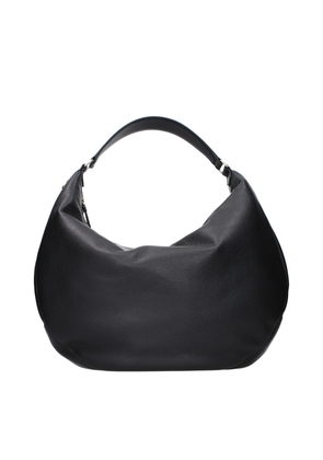 Jimmy Choo Black Leather Shoulder Bag
