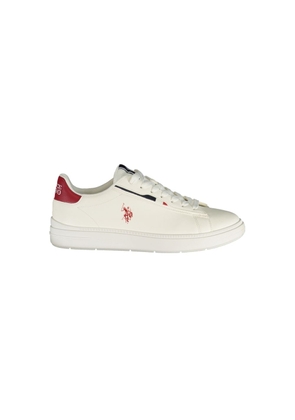U.S. POLO ASSN. White Polyurethane Men's Sneaker - EU41/US8