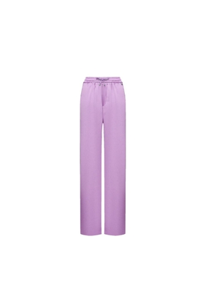 Herno Purple Polyester Casual Pants - 42