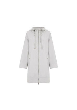 Herno Gray Elastane Coat - 44