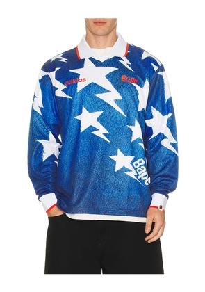 adidas Originals x Bape Star Jersey in Blue. Size S. Also in M.