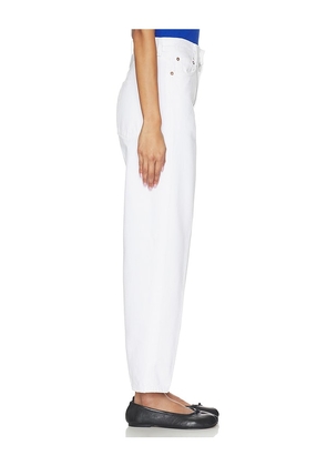 AGOLDE 80's Jean in White. Size 23. Also in 24, 25, 26, 27, 28, 29, 32, 33, 34.