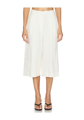 Beaufille Hugo Culotte Pant in White. Size 0. Also in 2, 4, 6, 8.