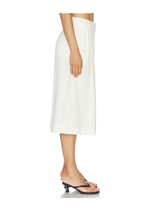 Beaufille Hugo Culotte Pant in White. Size 0. Also in 4, 6, 8.