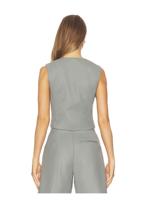 ANINE BING Mario Vest in Grey. Size XS. Also in L, M, S.
