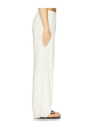 ANINE BING Aden Pant in Cream. Size XS. Also in S, L.