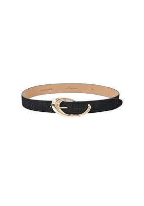 Ettika Black Croc Print Belt in Black. Size S. Also in XS, M, L.