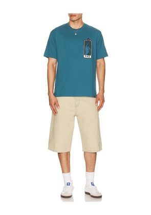 By Parra Hands Of Time T-Shirt in Blue. Size S. Also in M, XXL/2X.