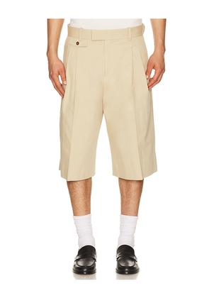 DrÃ´le De Monsieur Short Long Coton in Beige. Size S. Also in L, XL/1X, XXL/2X.