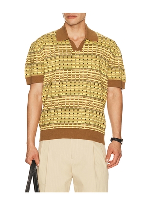 DrÃ´le De Monsieur Polo Maille Coogie in Yellow. Size S. Also in M, L, XL/1X, XXL/2X.