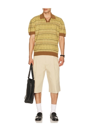 DrÃ´le De Monsieur Polo Maille Coogie in Yellow. Size S. Also in L, M, XL/1X, XXL/2X.
