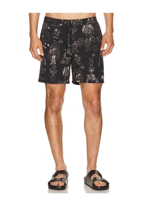 ALLSAINTS Terra Swimshort in Black. Size S. Also in L, M, XL/1X.