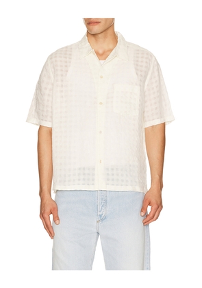 ALLSAINTS Aubrey Shirt in White. Size S. Also in M, L, XL/1X.