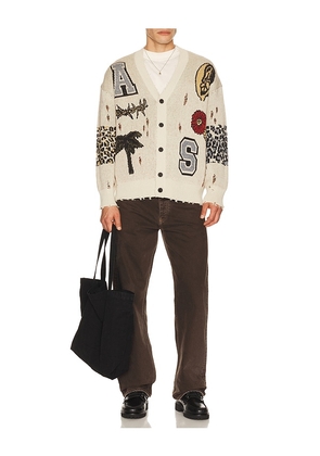 ALLSAINTS Foxx Cardigan in Cream. Size S. Also in M, L.