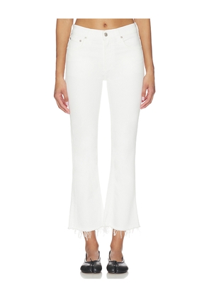 Citizens of Humanity Goldie Kick Flare Ankle Jeans in White. Size 23. Also in 24, 25, 26, 27, 28, 29, 30, 31, 32, 33, 34.