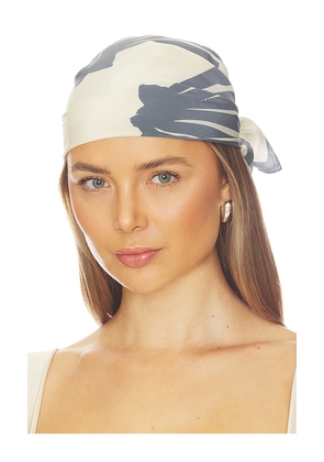 BEMBIEN Sirena Large Scarf in Beige,Slate.