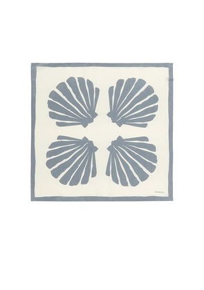 BEMBIEN Sirena Large Scarf in Beige,Slate.