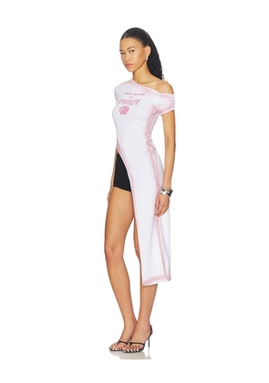 Di Petsa Fragment Of Aphrodite Asymmetrical Top in White,Mauve. Size XS. Also in S.