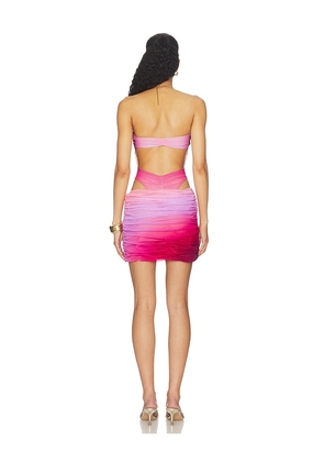 Di Petsa Temptress Mini Dress in Fuchsia,Purple. Size S. Also in L.