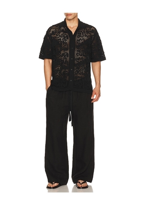 Cult Gaia Bohol Shirt in Black. Size S. Also in L, M, XL/1X.
