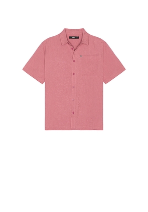 FORMER Vivian Vine Short Sleeve Shirt in Rose. Size S. Also in L.