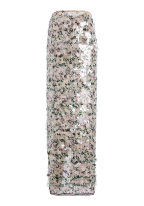 Paris Georgia Mermaid Sequined Maxi Skirt - Moda Operandi