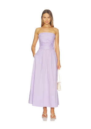 FAITHFULL THE BRAND Vera Maxi Dress in Purple. Size S. Also in XS, M, L, XL.
