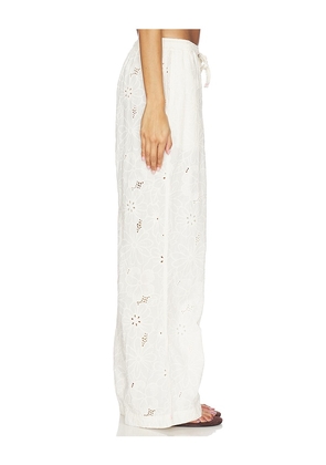 Free People x Intimately Day Drift Pant in White. Size M. Also in XL.