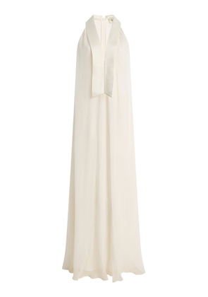 The New Arrivals Ilkyaz Ozel Madonna Sheer Chiffon Gown - Moda Operandi