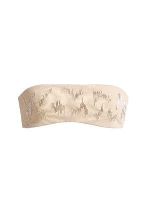 Ziah Embroidered Bandeau Bikini Top - Moda Operandi