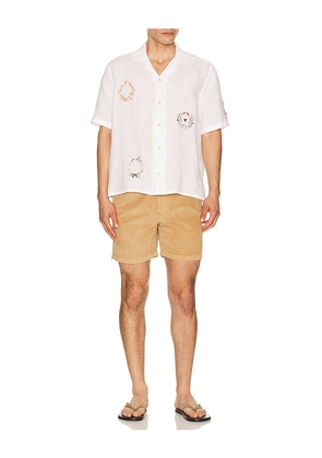 Faherty Essential Corduroy Shorts in Brown. Size S. Also in M, L, XL/1X.