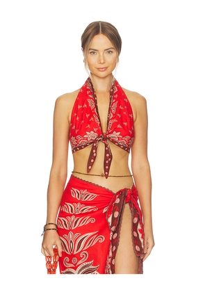 FARM Rio Blouse Top in Red. Size XS. Also in L, M, S, XL.