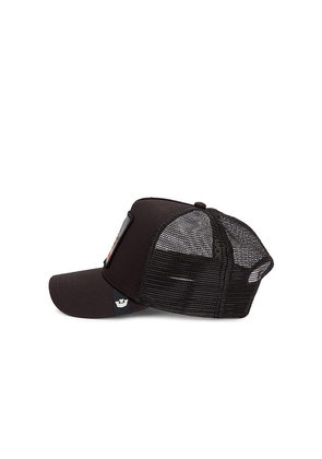 Goorin Brothers Beware Doberman Trucker Hat in Black.