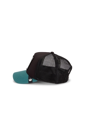 Goorin Brothers Frenchie Trucker Hat in Black,Teal.
