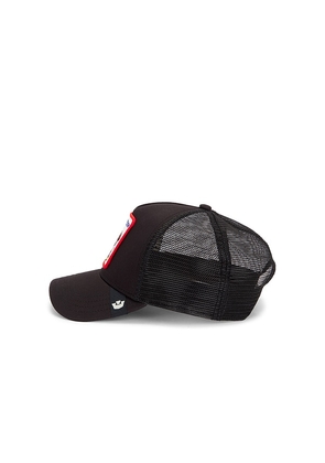 Goorin Brothers Freedom Eagle Trucker Hat in Black.