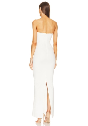 Michael Costello x REVOLVE Briggs Gown in Ivory. Size XS. Also in XL.