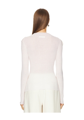 One Grey Day Carter Merino Mockneck in Ivory. Size XL. Also in M.
