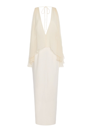 Tove Galina Crepe Maxi Cape Dress - Moda Operandi