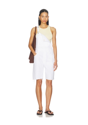 MOTHER The Half-pipe Bermuda Shorterall Fray in Ivory. Size XS. Also in L, M, S, XL.
