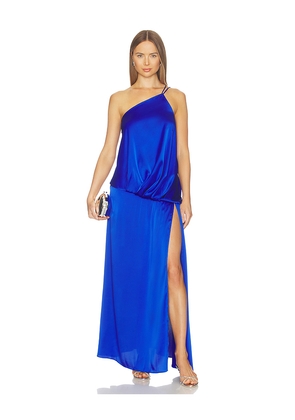 NBD Rohini Gown in Blue. Size XXS. Also in XS, S, M, L, XL.