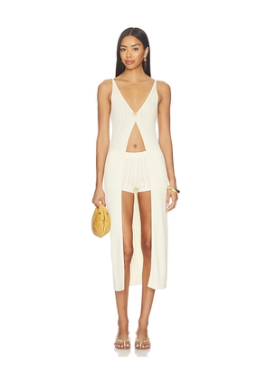 Lovers and Friends Fionah Duster Tank Top in Ivory. Size XS. Also in XXS, S, M, L, XL.