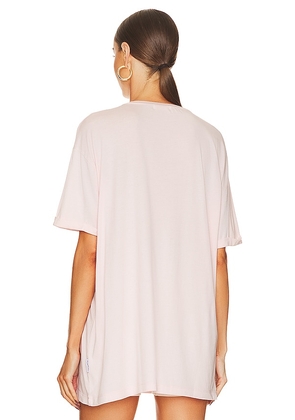 The Laundry Room Saint Barth 89 Oversize Tee in Pink. Size S. Also in M, L.