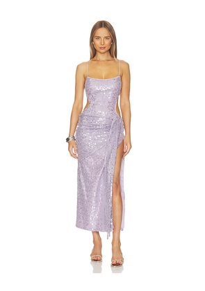 Lovers and Friends Narissa Maxi Dress in Lavender. Size XXS. Also in XS, S, M, L, XL.