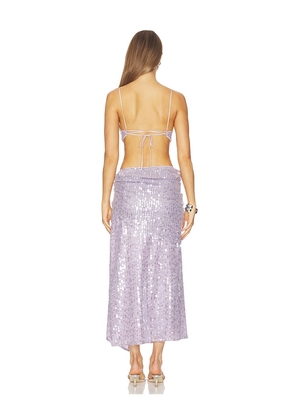 Lovers and Friends Narissa Maxi Dress in Lavender. Size XXS. Also in XS, S, M, L, XL.