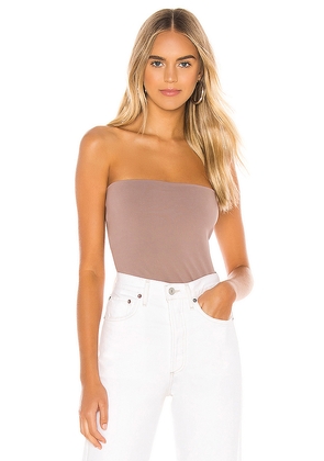 Susana Monaco Strapless Tube Top in Taupe. Size XL. Also in S, L.