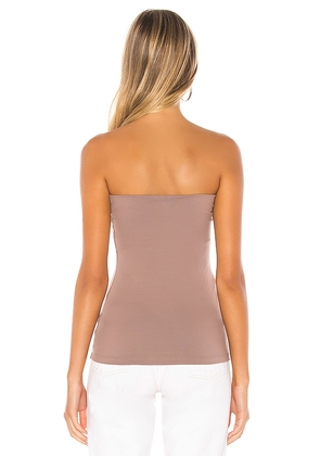 Susana Monaco Strapless Tube Top in Taupe. Size XL. Also in XS, M, L.