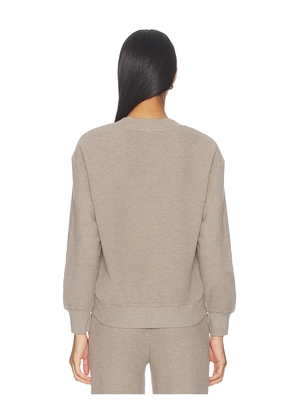 Negative Underwear Waffle Knit Deep V in Taupe. Size XS. Also in S, M, XXL.