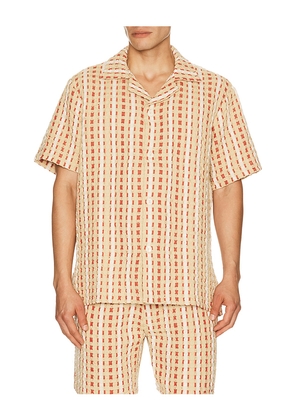 OAS Lano Cuba Shirt in Beige. Size S. Also in M, L, XL/1X.